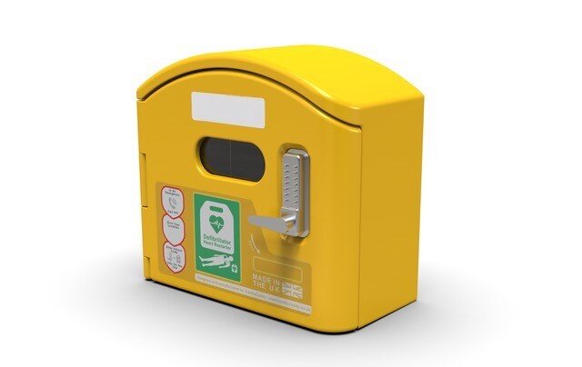 Defibcaddy Locked Un-Heated Defibrillator Cabinet No Electrics