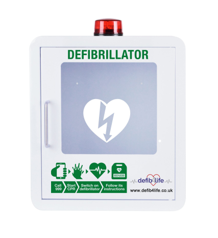 Indoor Defibrillator AED Cabinet with Alarm & Strobe Light