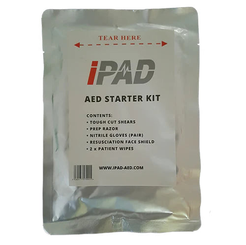 iPAD SP1 AED Rescue Ready Starter Kit | CPR & Prep Essentials for Defibrillator Use